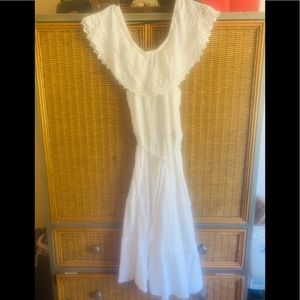 Gauze Peasant Dress